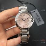 Ballon Bleu Cartier TWF Swiss Quartz 33mm Steel Watch - New Roman